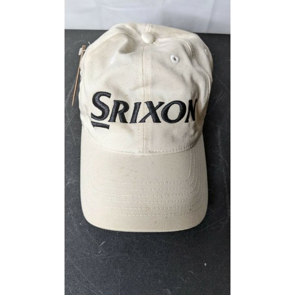 Golf Srixon Z Star Adjustable Strapback Hat, New w/ Tags needs cleaning white - Picture 1 of 12